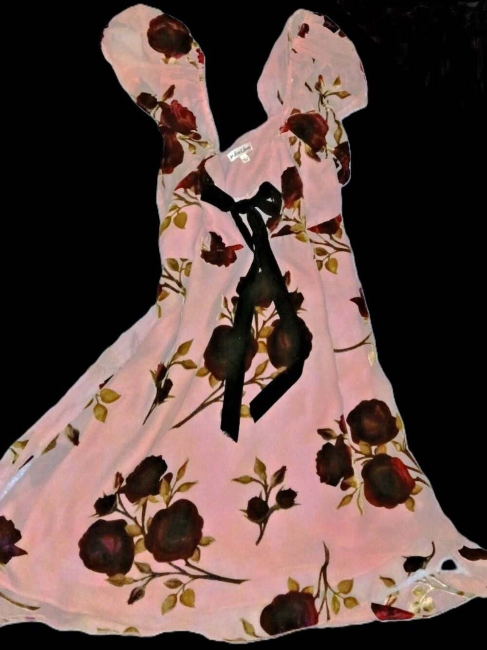 For Love And Lemons “Rose” Velvet Mini Dress